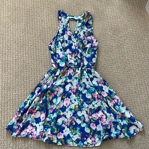 Lush mini floral dress